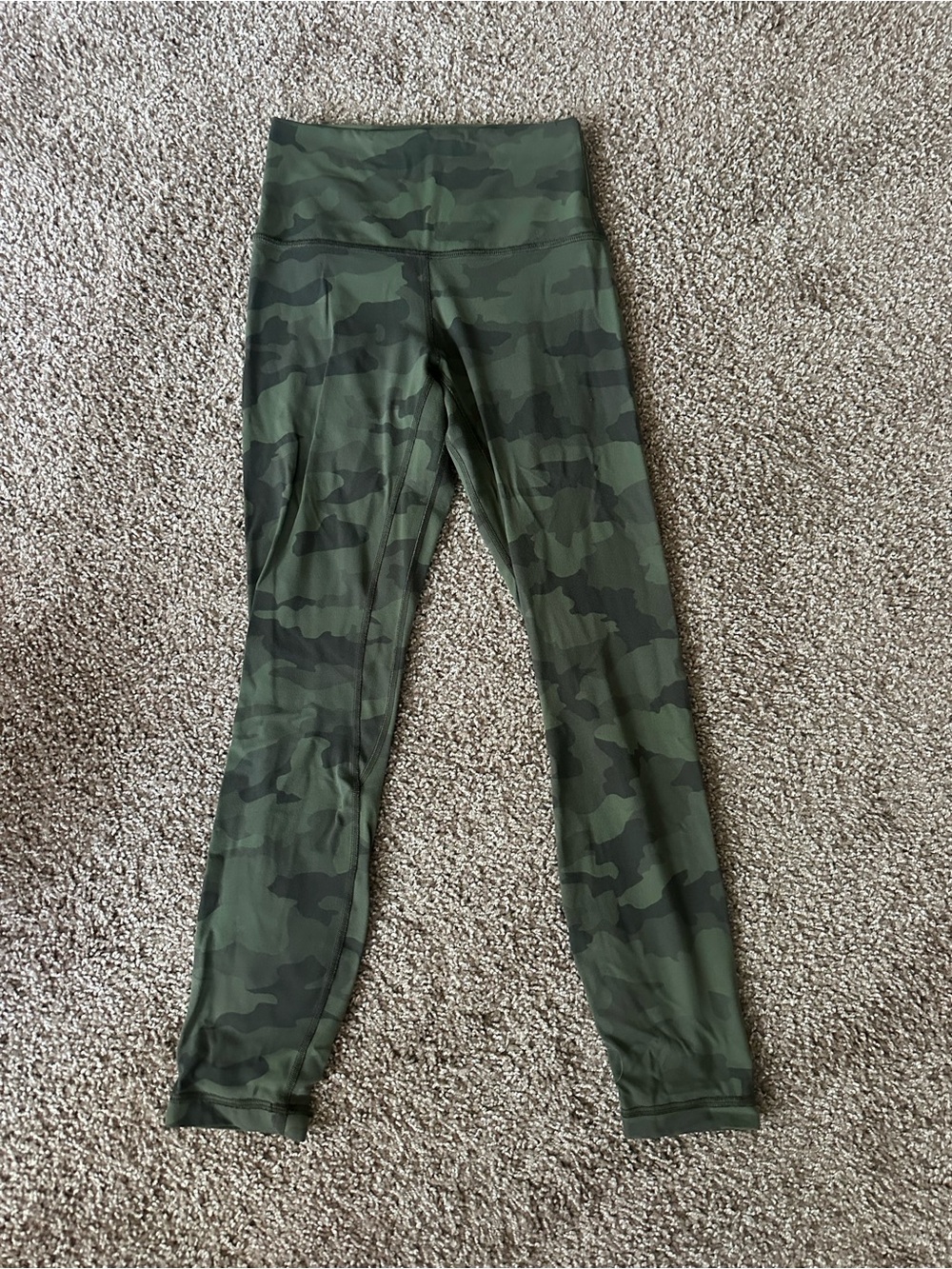 lululemon Green Camo High-Rise Align Leggings